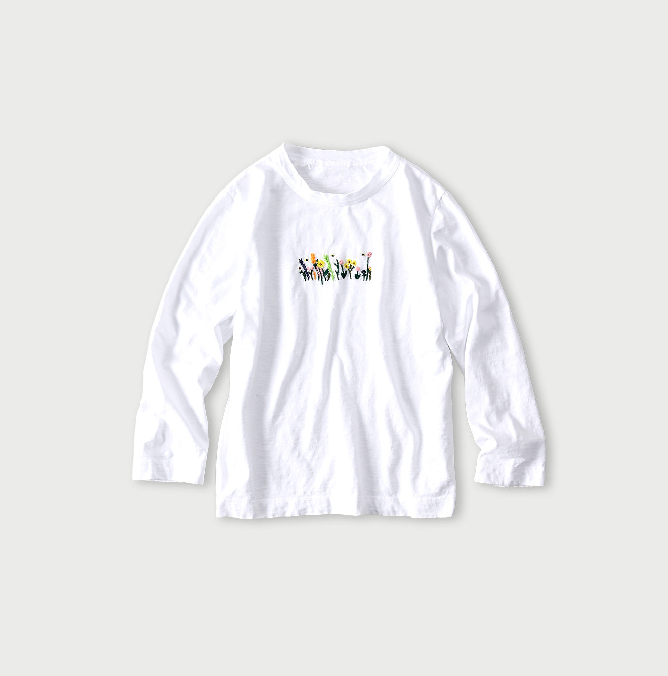 Futatabi Hacci Embroidery Square T-shirt