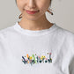 Futatabi Hacci Embroidery Square T-shirt