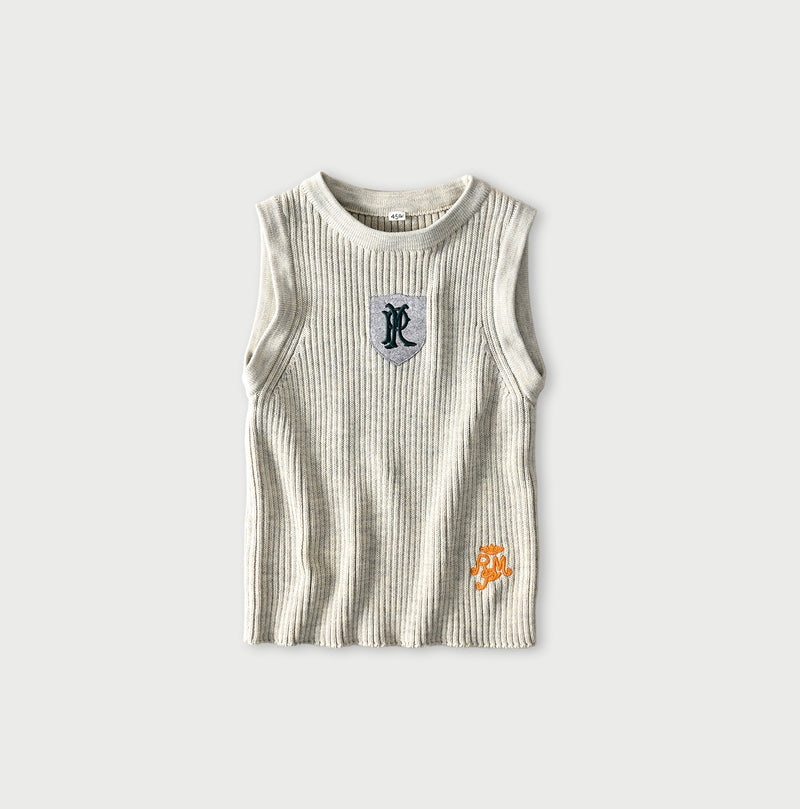 Futatabi US Wool Iroiro Patch Vest