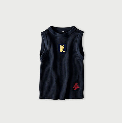 Futatabi US Wool Iroiro Patch Vest