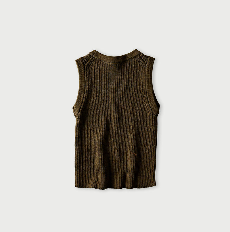 Futatabi US Wool Iroiro Patch Vest