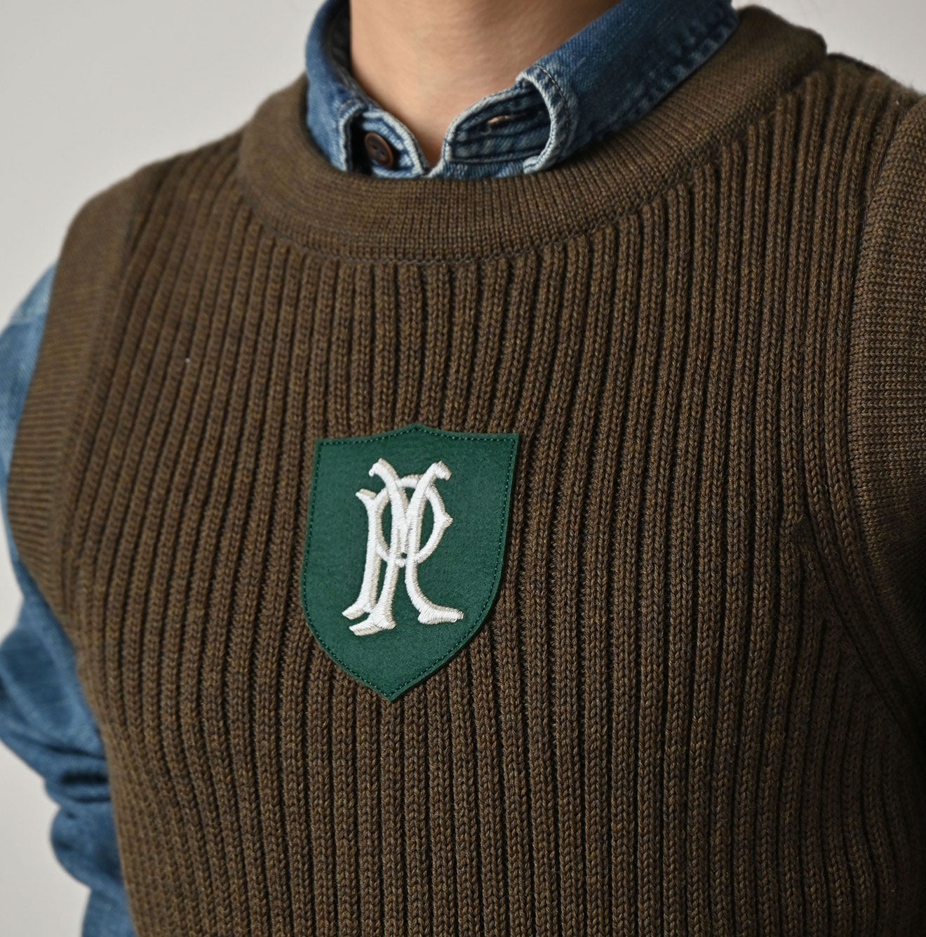 Futatabi US Wool Iroiro Patch Vest - Image 13