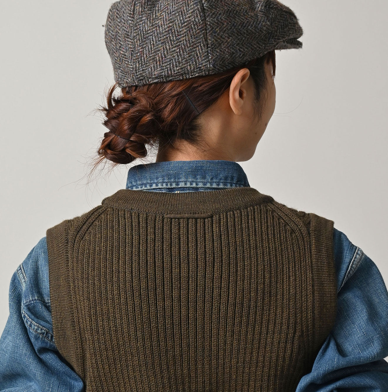 Futatabi US Wool Iroiro Patch Vest