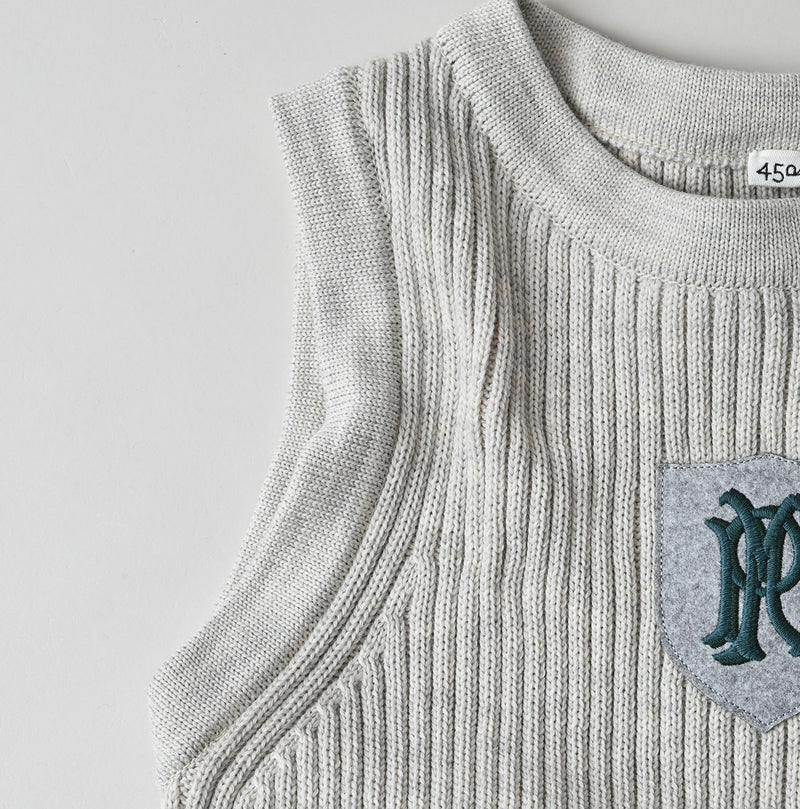 Futatabi US Wool Iroiro Patch Vest