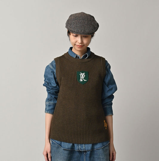 Futatabi US Wool Iroiro Patch Vest