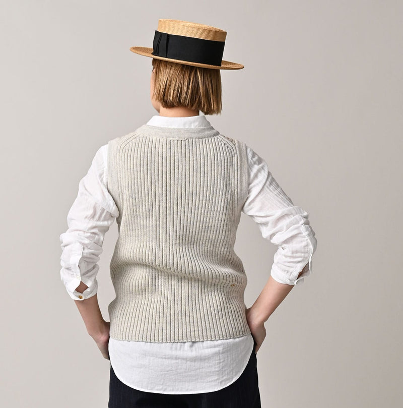 Futatabi US Wool Iroiro Patch Vest