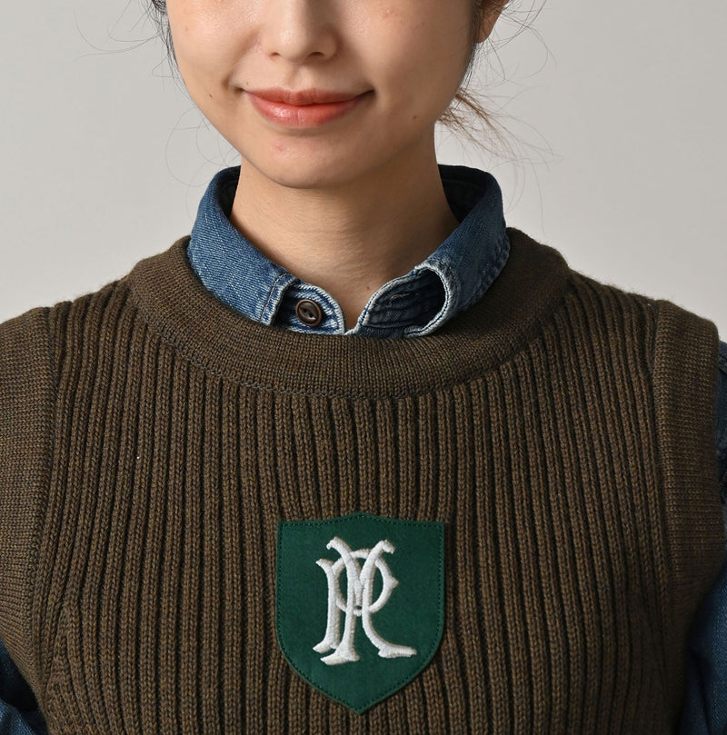 Futatabi US Wool Iroiro Patch Vest - Image 11