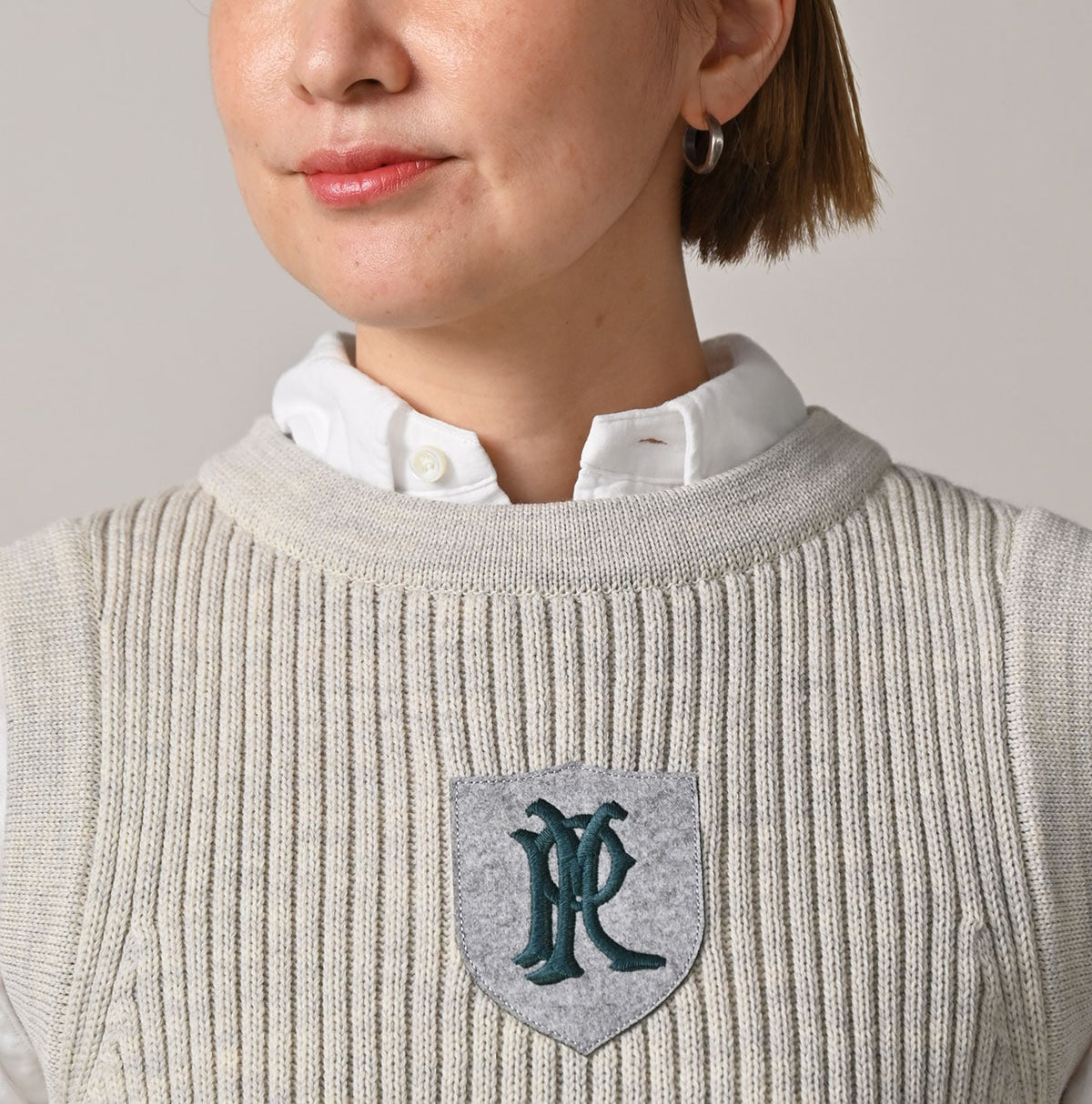 Futatabi US Wool Iroiro Patch Vest