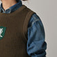 Futatabi US Wool Iroiro Patch Vest
