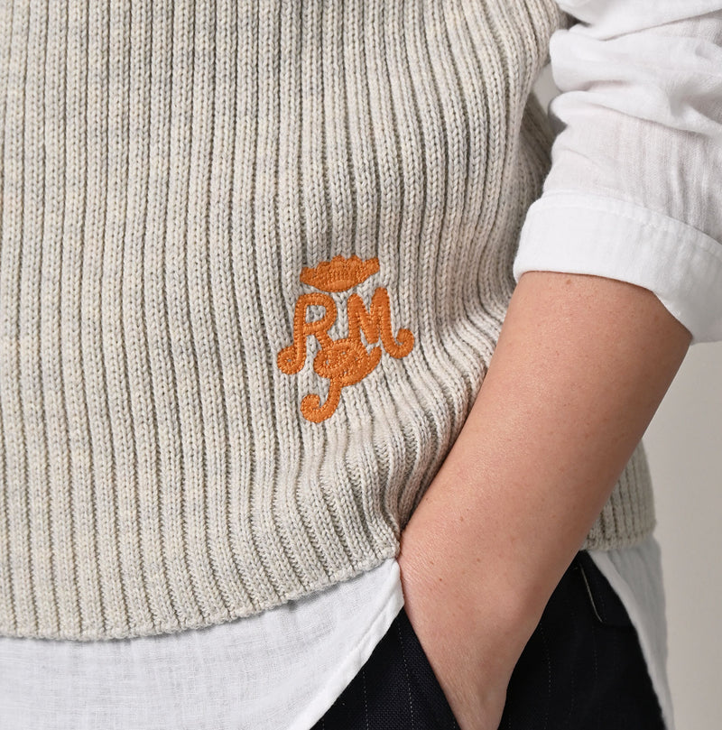 Futatabi US Wool Iroiro Patch Vest