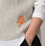 Futatabi US Wool Iroiro Patch Vest