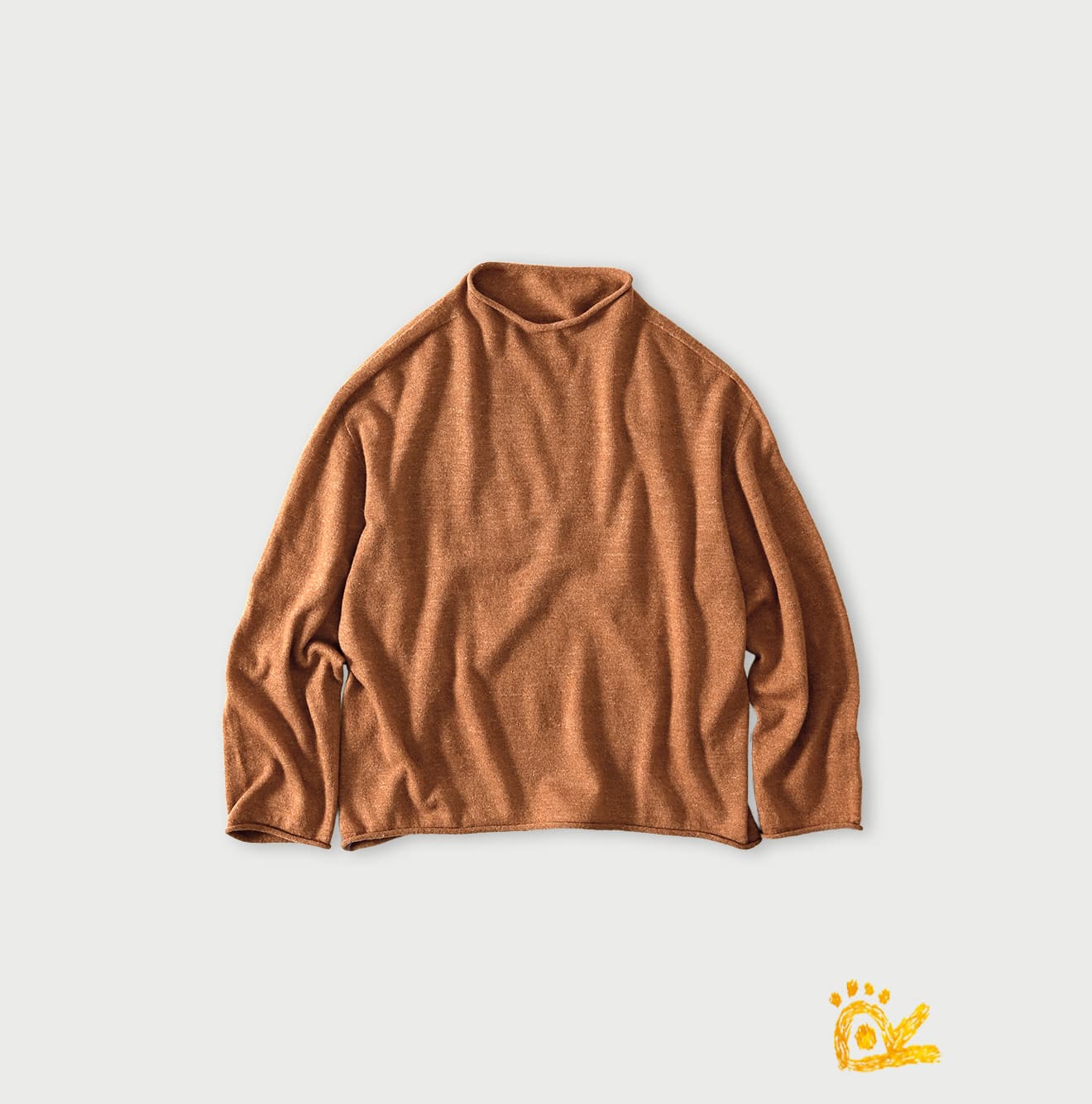 45R ONEONE Treasure Cashmere Wool Linen 12-Gauge Sweater