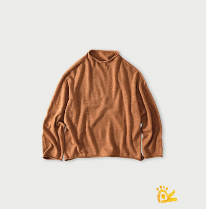 45R ONEONE Treasure Cashmere Wool Linen 12-Gauge Sweater