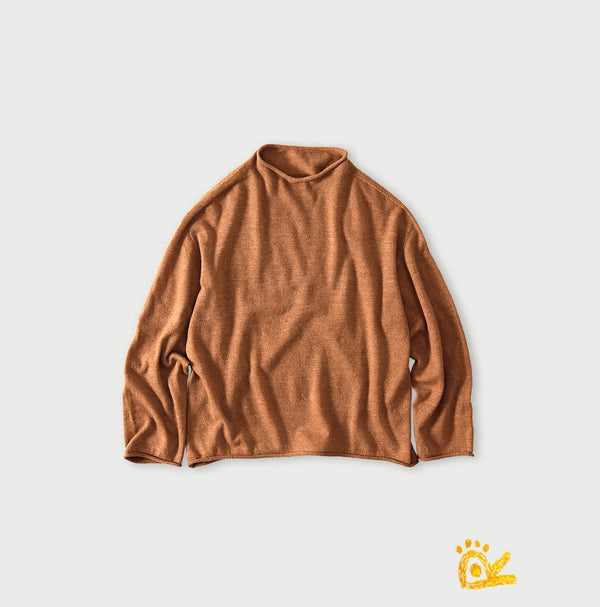 45R ONEONE Treasure Cashmere Wool Linen 12-Gauge Sweater