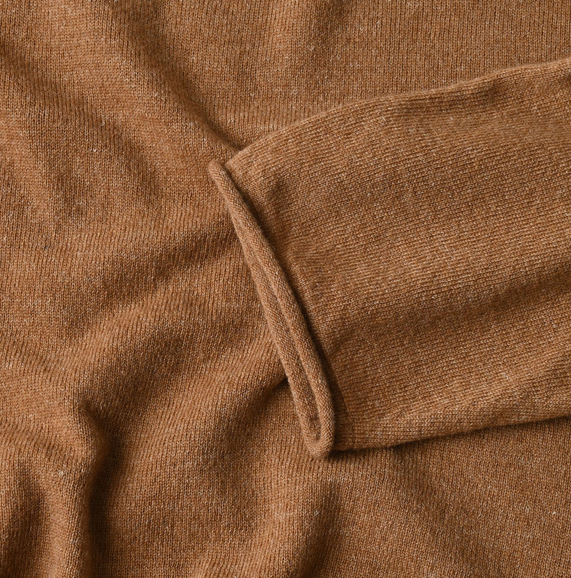 45R ONEONE Treasure Cashmere Wool Linen 12-Gauge Sweater