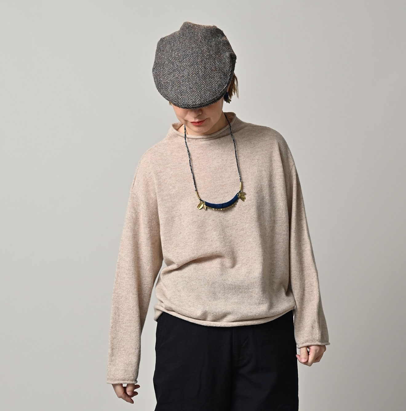 45R ONEONE Treasure Cashmere Wool Linen 12-Gauge Sweater - Image 5