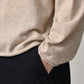 45R ONEONE Treasure Cashmere Wool Linen 12-Gauge Sweater