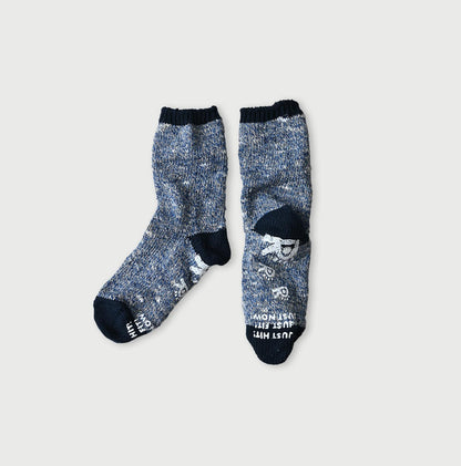 45R ONEONE Treasure Low-Gauge Blue Socks