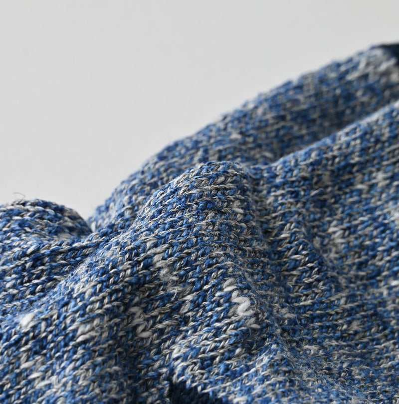 45R ONEONE Treasure Low-Gauge Blue Socks - Image 3