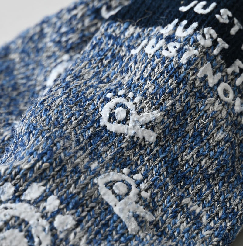 45R ONEONE Treasure Low-Gauge Blue Socks - Image 5