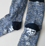 45R ONEONE Treasure Low-Gauge Blue Socks