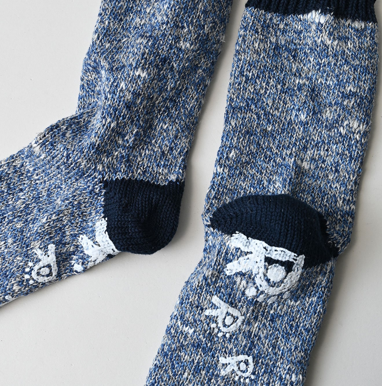 45R ONEONE Treasure Low-Gauge Blue Socks