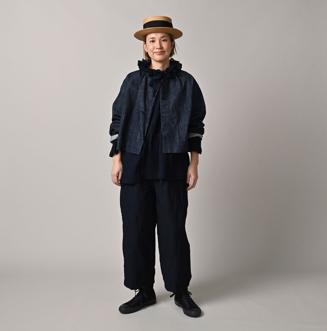 45R ONEONE Treasure Military Smocking Bolero