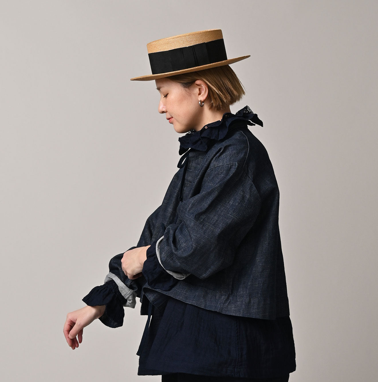 45R ONEONE Treasure Military Smocking Bolero