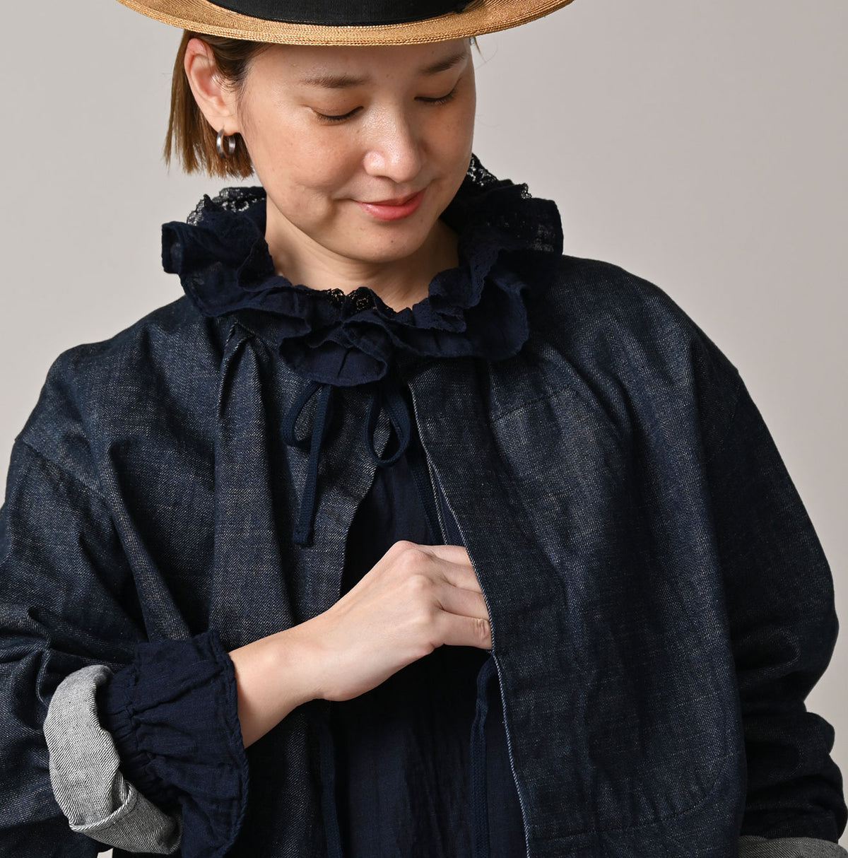 45R ONEONE Treasure Military Smocking Bolero