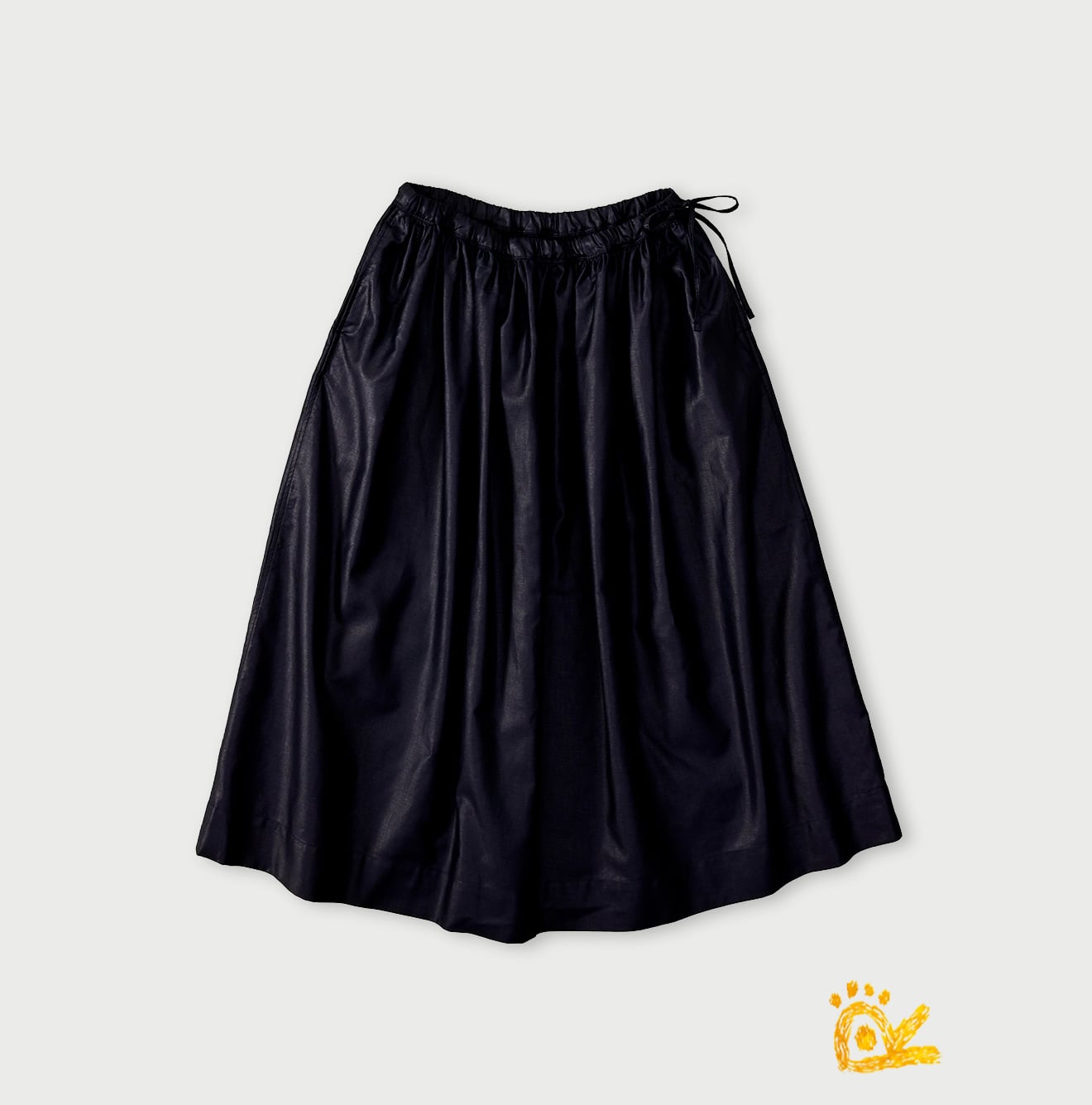 45R ONEONE Treasure Indigo Easy Gathered Skirt