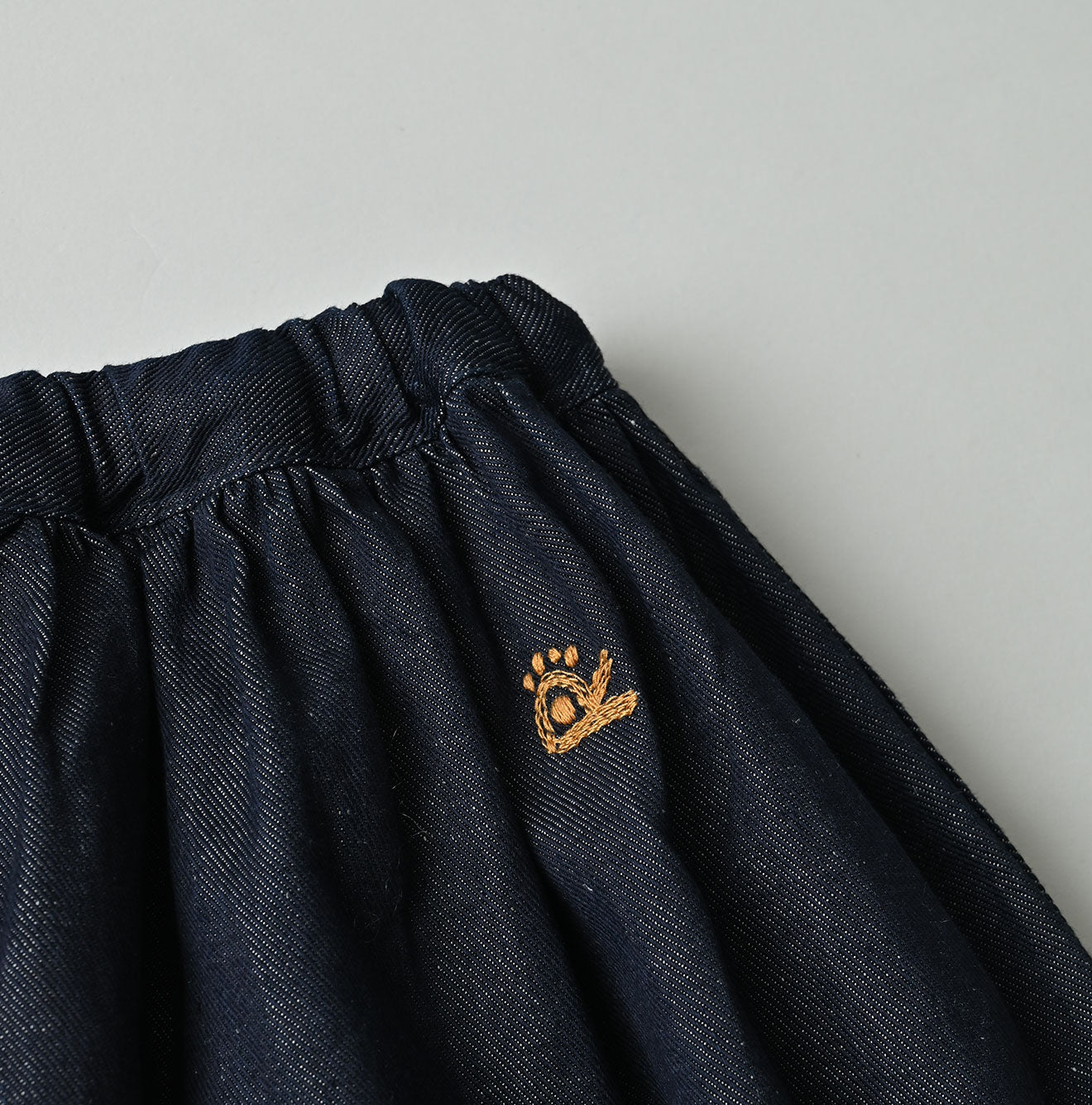 45R ONEONE Treasure Indigo Easy Gathered Skirt