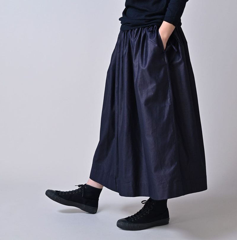 45R ONEONE Treasure Indigo Easy Gathered Skirt