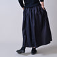 45R ONEONE Treasure Indigo Easy Gathered Skirt