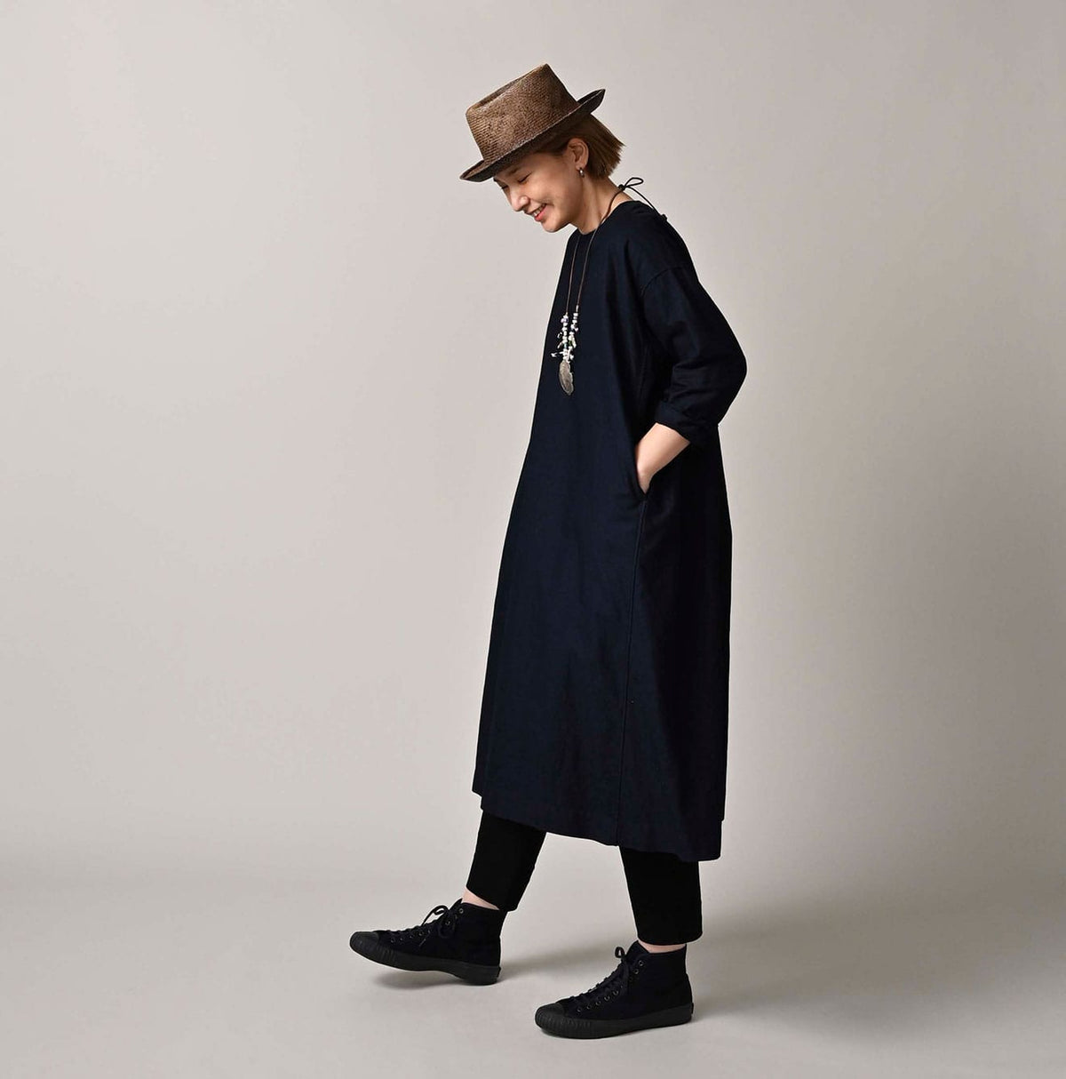 45R ONEONE Treasure Indigo Uma Dress