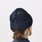 45R Indigo Cotton Fleece Knit Cap