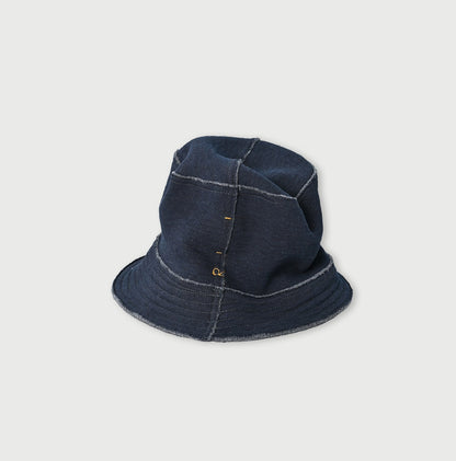 45R Indigo Hokkaido Cotton Fleece Hat