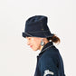 45R Indigo Hokkaido Cotton Fleece Hat