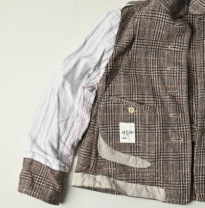 45R Cotton Linen Tweed Annie Jacket - Image 18