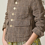 45R Cotton Linen Tweed Annie Jacket
