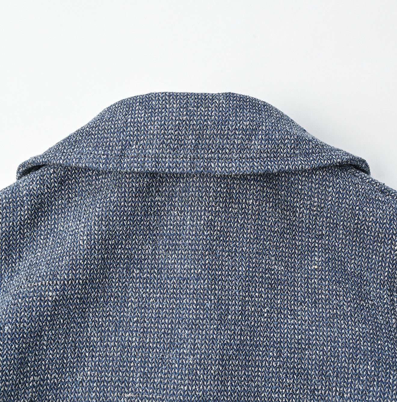 Indigo Cotton Linen Tweed Annie Jacket