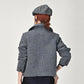 Indigo Cotton Linen Tweed Annie Jacket