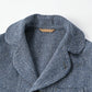 Indigo Cotton Linen Tweed Annie Jacket