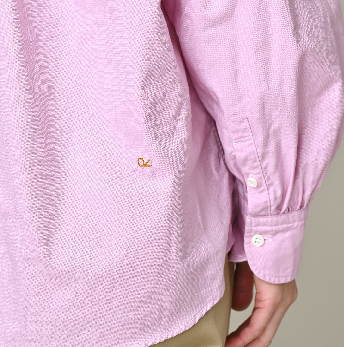 45R Supima Oxford Petit Collar Coupe Shirt