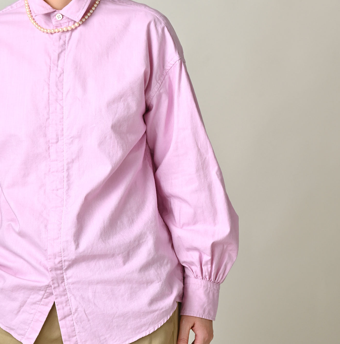 45R Supima Oxford Petit Collar Coupe Shirt