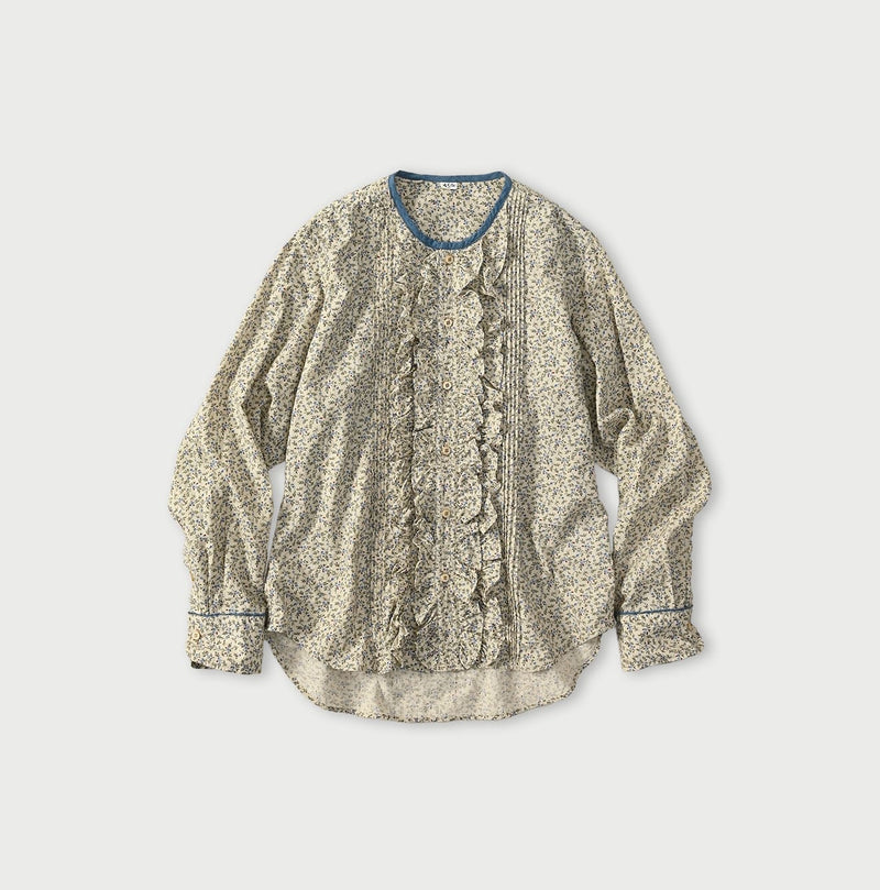 45R Ivy Flower Frilled Blouse