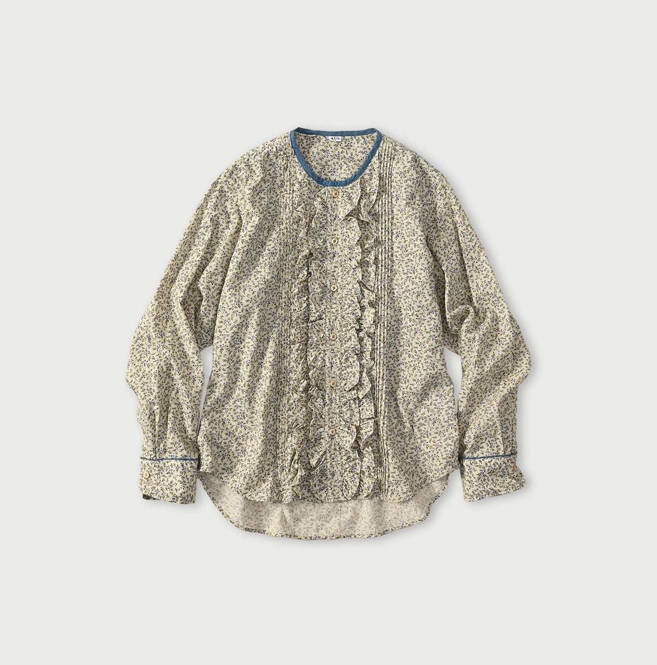 45R Ivy Flower Frilled Blouse