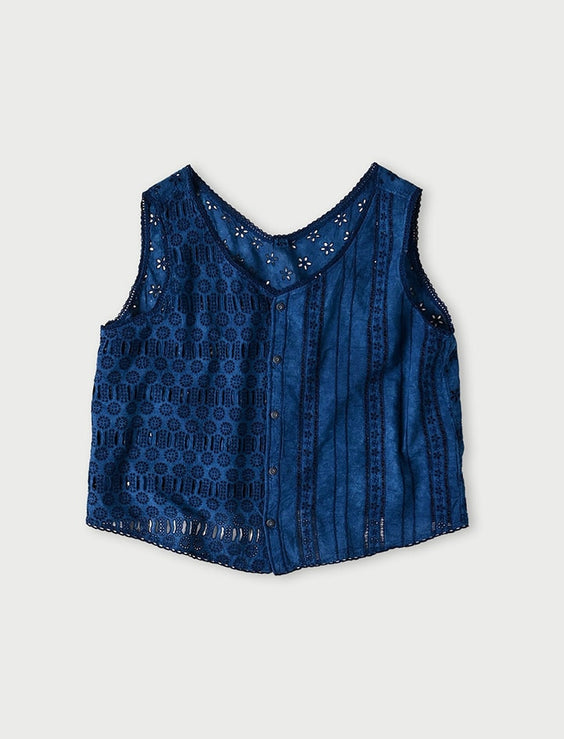 Ai Indigo Doamahira Cutwork Camisole (Size 3)