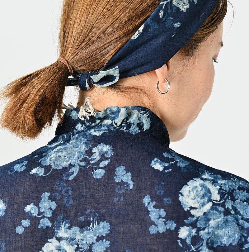 Indigo Gauze Rose Cachecoeur (Size 2) - 45R by 45rpm studio - Image 11