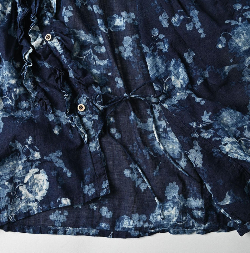 Indigo Gauze Rose Cachecoeur (Size 2) - 45R by 45rpm studio - Image 16