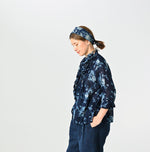 Indigo Gauze Rose Cachecoeur (Size 2) - 45R by 45rpm studio